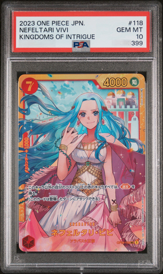 [PSA10] 2023 ONE PIECE JAPAN NEFELTARI VIVI KINGDOMS OF INTRIGUE
